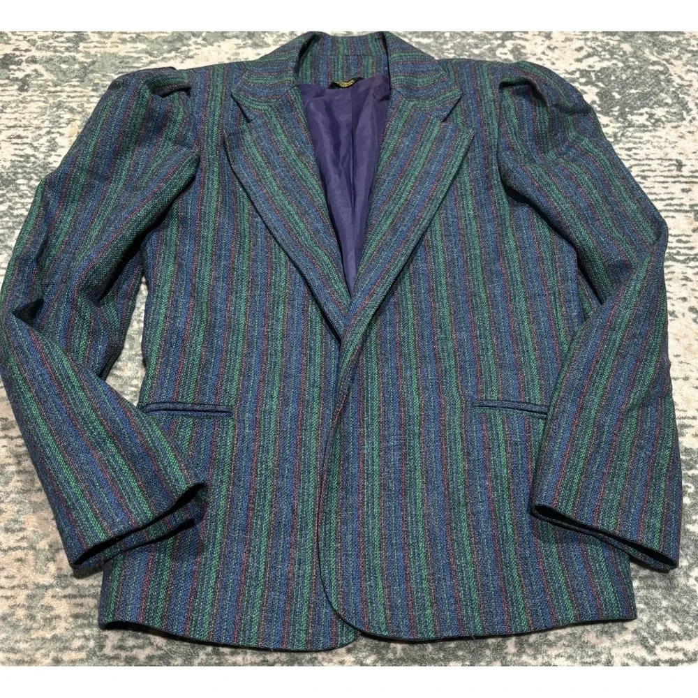 vintage 1980s British-tailored Women's blazer